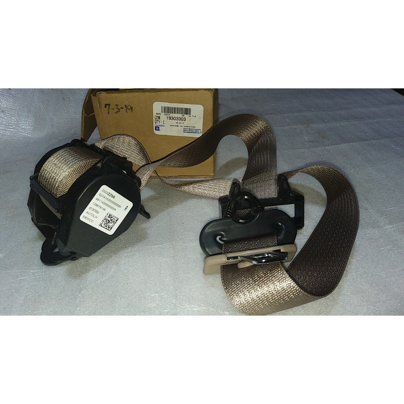 19303303 Chevrolet Express Right Seat Belt 2003-2014 23232256