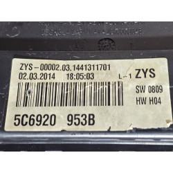 5C6920953B Volkswagen Jetta Speedometer Instrument Gauge Cluster 2014-2015