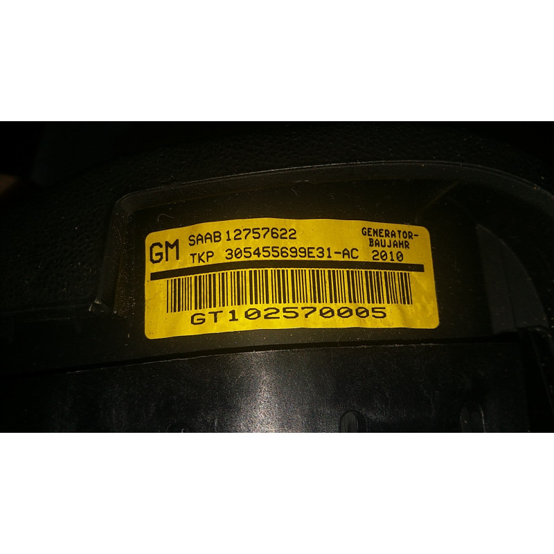 12757622 SAAB 9-3 Steering Wheel Driver Airbag 2006-2010