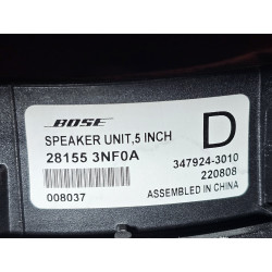 28155-3NF0A Nissan Rogue Rear Door Audio Speaker (BOSE) 2013-2025