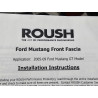 Ford Mustang GT Roush Front Bumper Grills 2005-2009