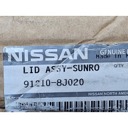 91210-8J020 Nissan Altima Sunroof Glass 2002-2006 91210-8J010