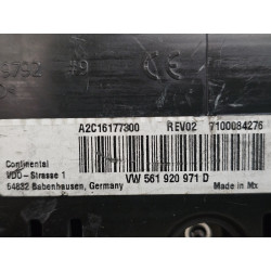 561920971D Volkswagen Passat Speedometer Instrument Gauge Cluster 2016-2019