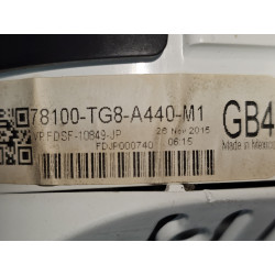 78100-TG8-A440-M1 Honda Pilot Speedometer 2016-2021 78100-TG8-AE2