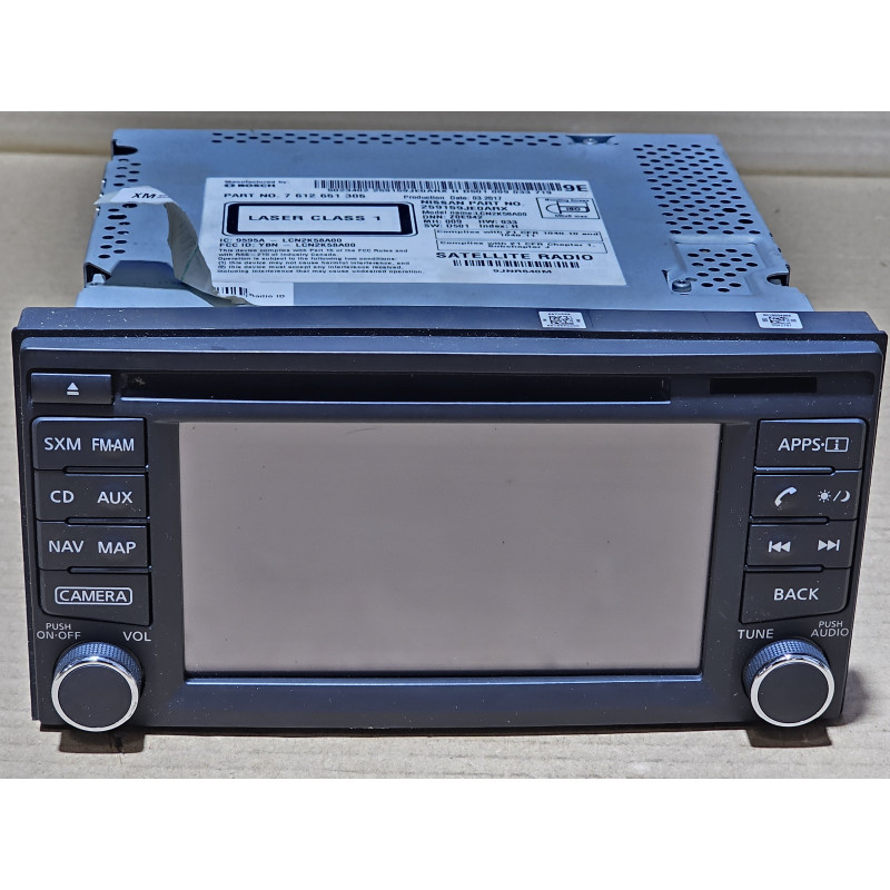 259159JE0ARX Nissan Sentra Radio Navigation Screen Monitor Receiver