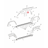57010447AJ Jeep Grand Cherokee Rear Left Door Applique Pillar 2011-2021
