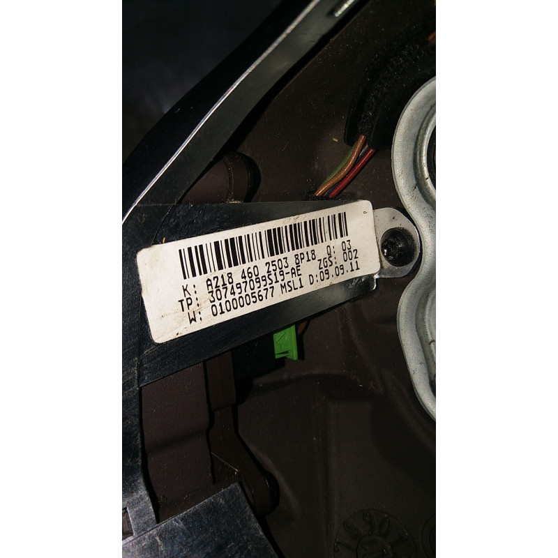 2184602503 Mercedes-Benz C-Class Leather Steering Wheel 2012-2014