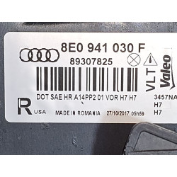 8E0941030F Audi A4 Right Halogen Headlight 2002-2005