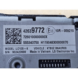 42639772 Chevrolet Bolt EV A/C Heater Climate Media Control Panel 2018-2021