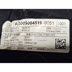 A0009004519 Mercedes-Benz GLE Front Overhead Console Dome Lamp 2020-2025