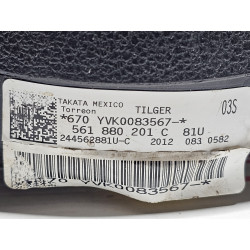 561880201C Volkswagen Passat Steering Wheel Driver Airbag 2012-2015