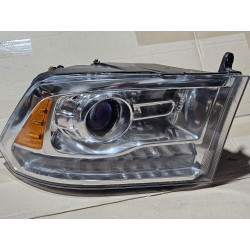 68324940AD Dodge RAM Right Premium Chrome LED Headlight 2013-2018