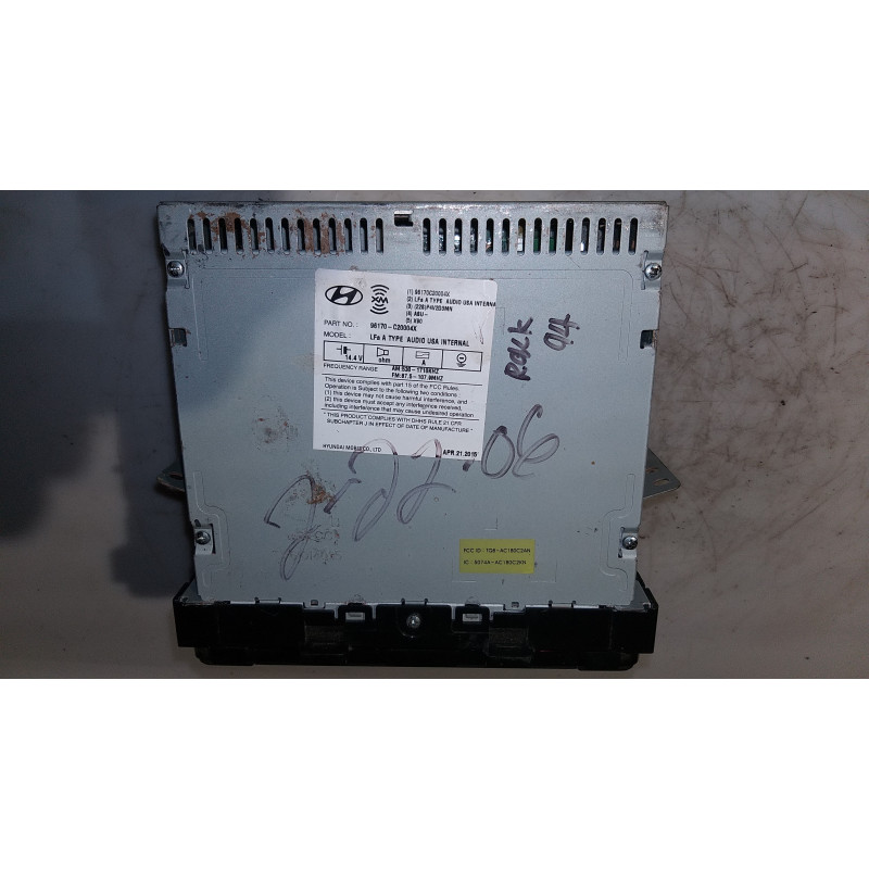 96170-C20004X Hyundai Sonata Radio CD MP3 Player (Phone/XM) 2015-2017