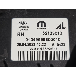 52139010 Dodge ProMaster City Right Halogen Headlight 2015-2022