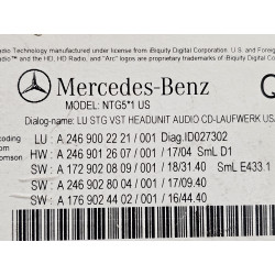 A2469002221 Mercedes-Benz CLA Radio Navigation Receiver 2014-2023