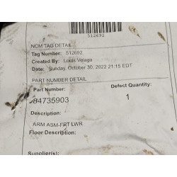 84735903 Chevrolet Silverado 2500HD Left Front Lower Control Arm 2020-2026
