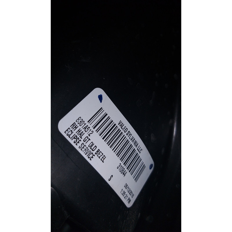 8301A512 Mitsubishi Eclipse Right Headlight 2006-2011