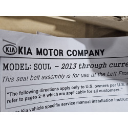88831-B2000EQ Kia Soul Left Front Seat Belt Pretensioner 2014-2019