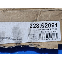 22862091 Pontiac Grand Prix Front Brake Rotor 2005-2008