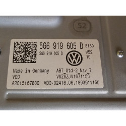 5G6919605D Volkswagen Taos Radio Navigation Display Screen Monitor