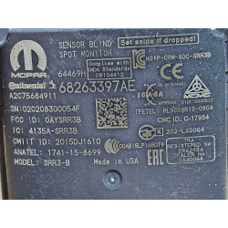 68263397AE Dodge Ram Left Blind Spot Radar Monitor Sensor Module 2019-2024