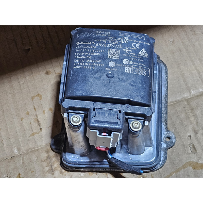 68263397AD Dodge Ram Right Blind Spot Radar Monitor Sensor Module 2019-2024