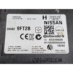 284B29FT2B Nissan Titan Body Control Module (BCM) 2018-2022