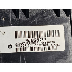 68320920AB Dodge Durango Power Distribution Center Relay Fuse Box 2018-2020