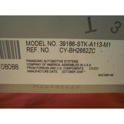 39186-STK-A113-M1 Acura TSX Panasonic Sound System Stereo Amplifier