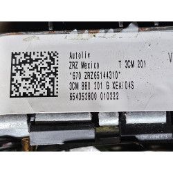 3CM880201G Volkswagen Atlas Steering Wheel Driver Airbag 2020-2026