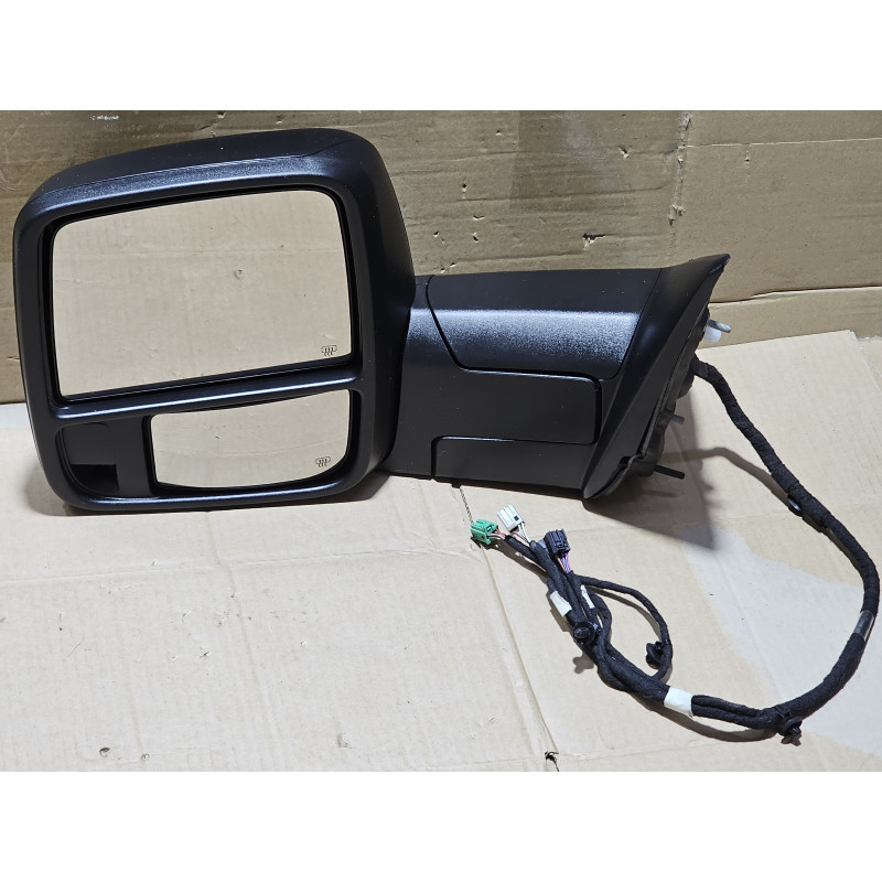 68526281AF Dodge RAM 2500 Left Power Fold Heated Telescoping Trailer Mirror