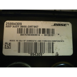 25994309 Buick Enclave Bose Radio Amplifier 2010-2014