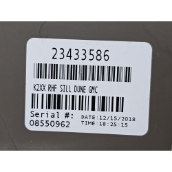 23433586 GMC Yukon Right Front Sill Scuff Plate Trim Cover 2015-2020