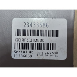 23433586 GMC Yukon Right Front Sill Scuff Plate Trim Cover 2015-2020
