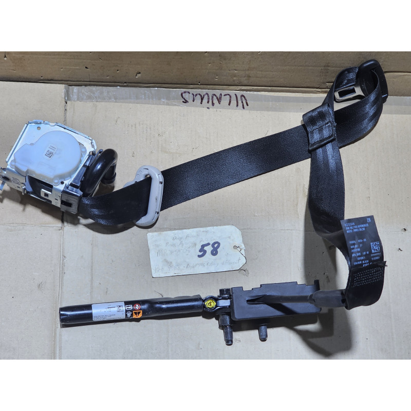 86884-6RR0A Nissan Rogue Front Right Passenger Seat Belt Retractor
