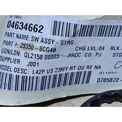 25550-6CG4B Nissan Altima Steering Wheel Audio Cruise Control Switch