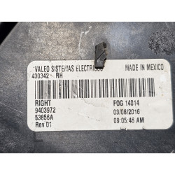P9403972 Chrysler 300 Right LED Fog Lamp 2015-2020