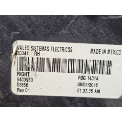P9403950 Chrysler 300 Right LED Fog Lamp 2015-2020