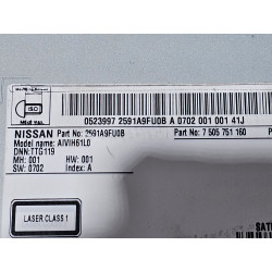 2591A-9FU0B Nissan Titan XD Radio Display Receiver 2018-2020 2591A-9FU0C
