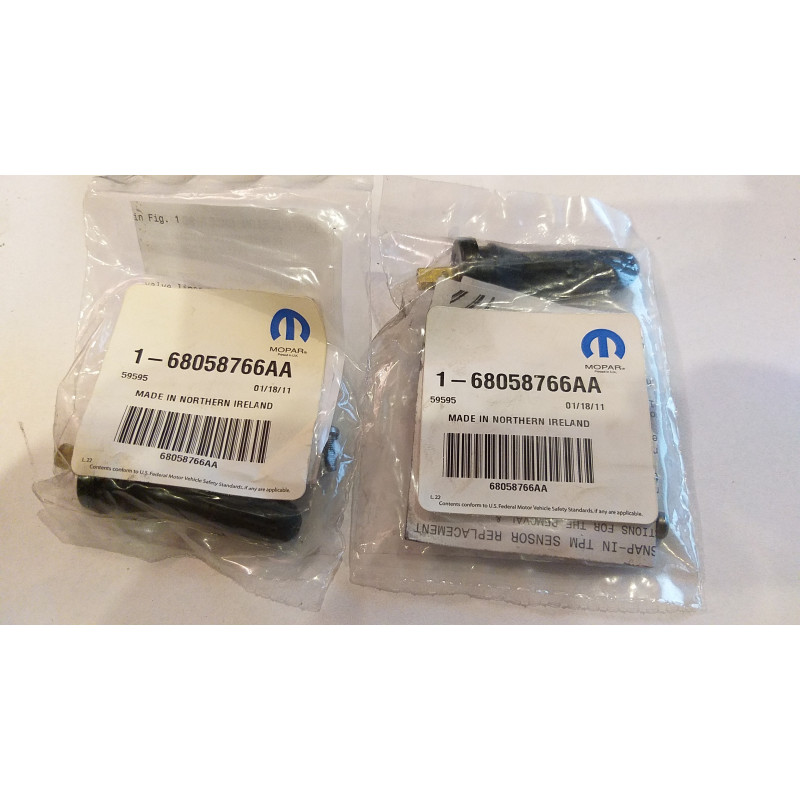 DODGE CHRYSLER JEEP TIRE PRESSURE MONITOR SENSOR TPMS 2010-2019 68058766AA PRICE NEW ONE SENSOR