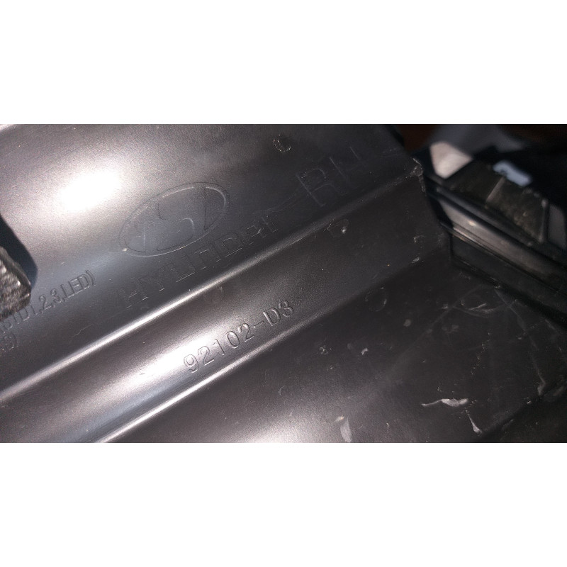 HYUNDAI TUCSON RIGHT LED DUAL HALOGEN HEADLIGHT 2016-2018  92102-D3 USA