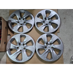 42602-0R040 Toyota RAV4 Wheel Cover Hubcap R17 Silver, Set of 4 2019-2025