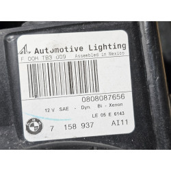 7158937 BMW X5 Left Bi-Xenon Adaptive Dynamic Headlight 2007-2011