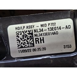 NL34-13E014-AD Ford F-150 Right Mid LED Headlight 2021-2023 NC5A-13B626-FB