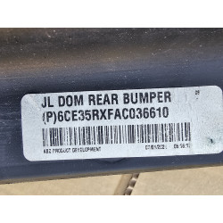 6CE35RXFAC Jeep Wrangler Rear Bumper 2018-2026 6CE35TRMAC