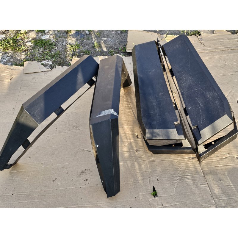 Jeep Wrangler Textured Steel Inner Fender Flares 2018-2026 | Gladiator