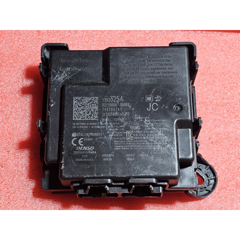 13523254 Cadillac XT5 Keyless Entry Control Module 2019-2023