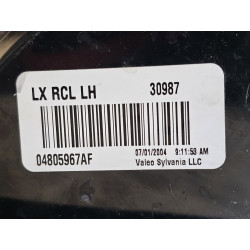 04805967AF Dodge Magnum Left Tail Lamp 2005-2008 04805967AH