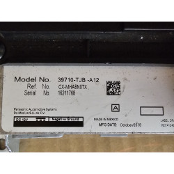 39710-TJB-A12 Acura RDX Radio Info Display Screen Monitor 2019-2024