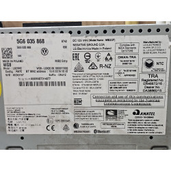 5G6035868 Volkswagen Atlas Radio Media Receiver Display Screen Monitor